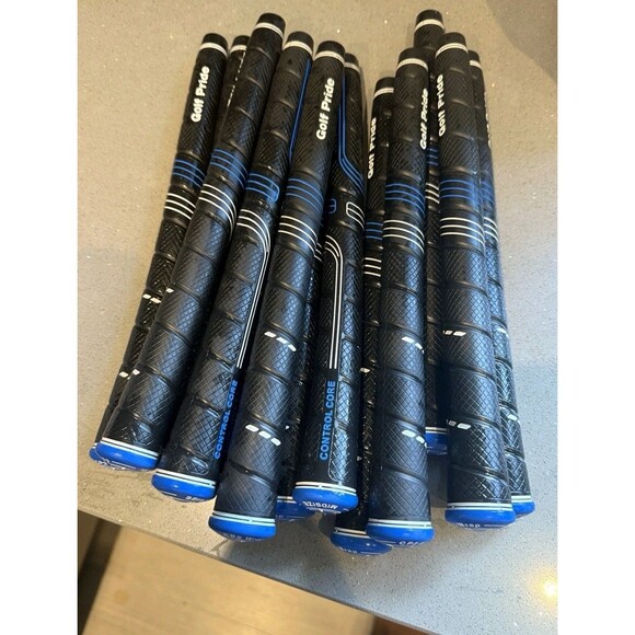 New 13 Golf CP2 Wrap Black Blue Midsize Golf Grips 60R Control Core - Picture 1 of 7